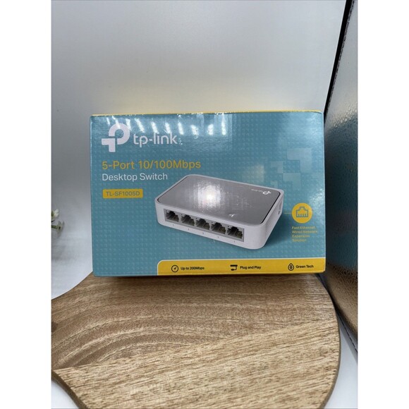 NEW TP-Link TL-SF1005D 5-Port 10/100Mbps Fast Ethernet Desktop Switch - Picture 1 of 4